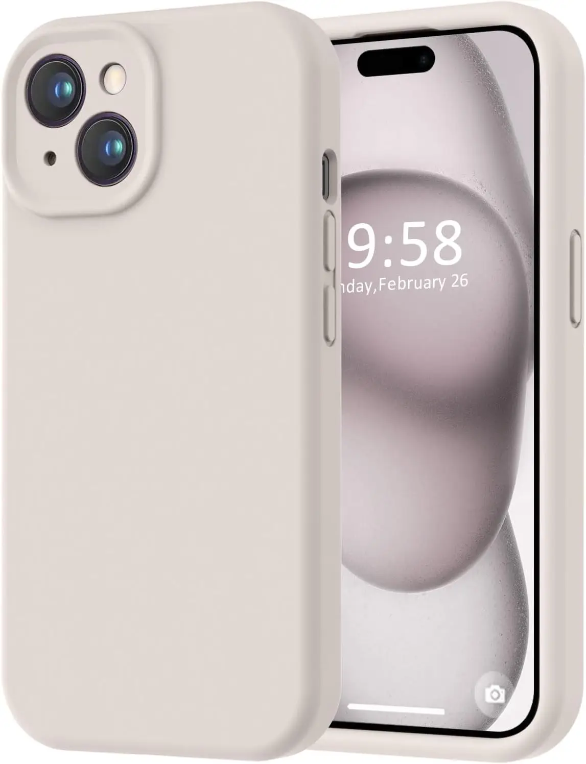 Premium Full Body Protective Phone Case - Liquid Silicone with Soft Microfiber Lining and Shockproof Design