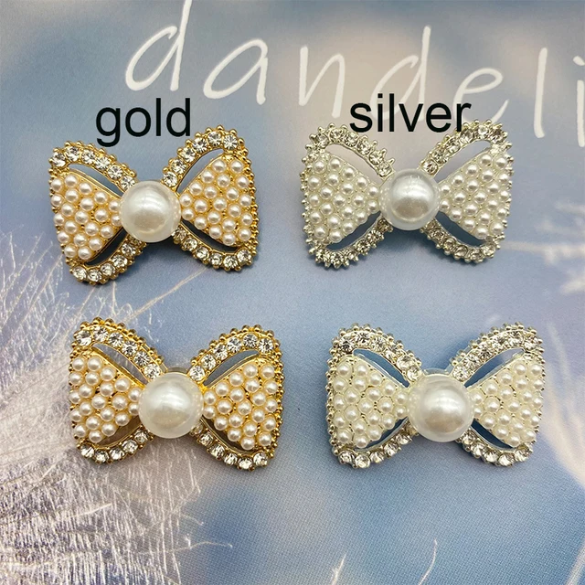 Bottoni Vintage Con Perline E Strass - 20 Pezzi Per Decorazione Fai Da Te - Foto 5