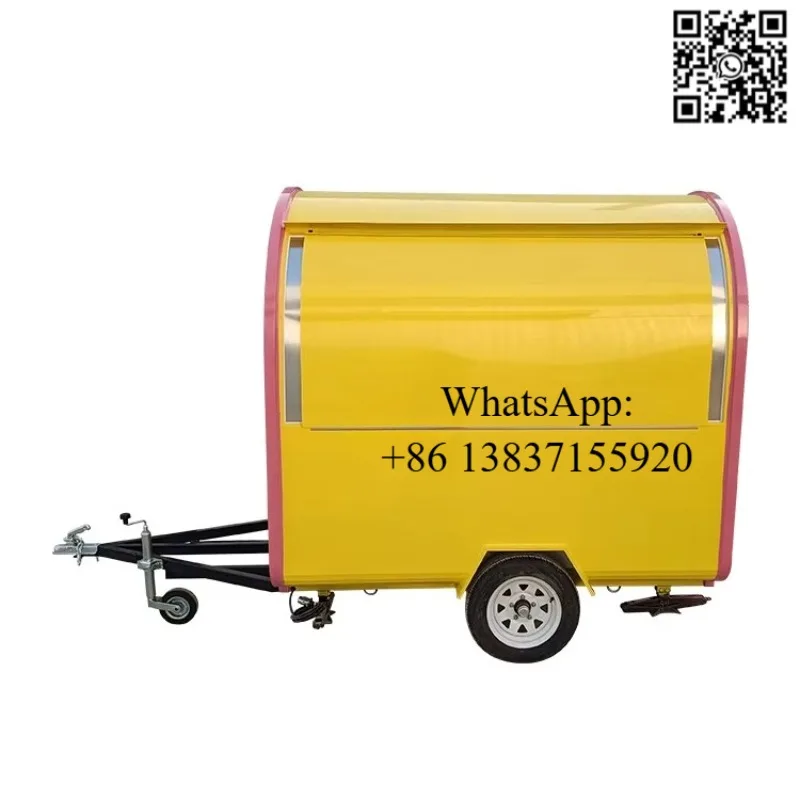 Rimorchio per Catering Personalizzato Standard UE, Furgone Mobile per Alimenti con Attrezzature per Pizza, Hot Dog, Hamburger e Gelato - immagine 5