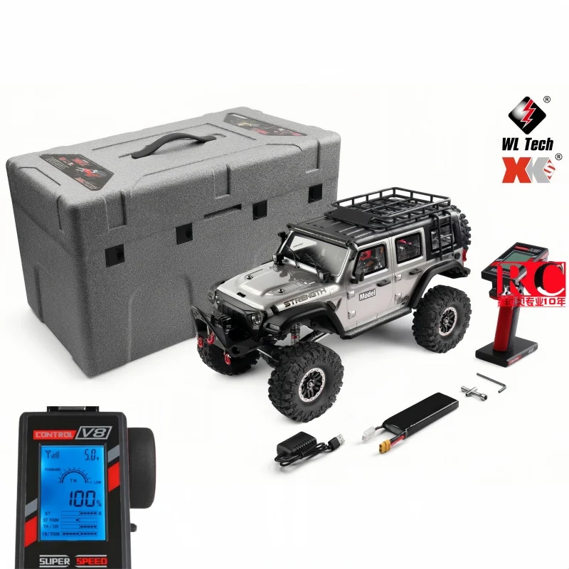 Weili 104006rc1/10 Four-wheel Drive Off-road Vehicle Climbing Vehicle With Differential Lock Electric Display Remote Control 5