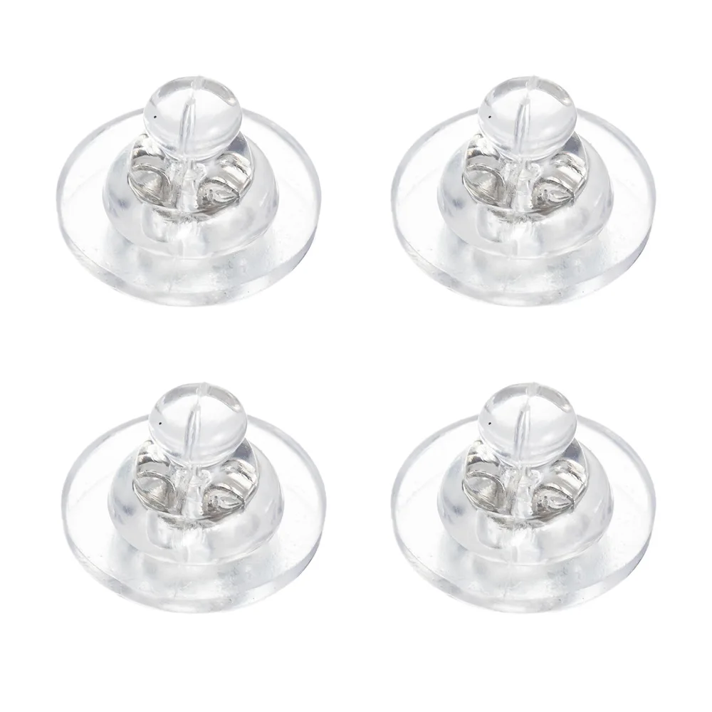 10 Stück 18K Gold Silikon-Ohrringverschlüsse, Ersatz-Sicherheitsstopper für Ohrstecker/Hängeohrringe, Nicht Reizend, Hypoallergen, für Erwachsene – Detail 7