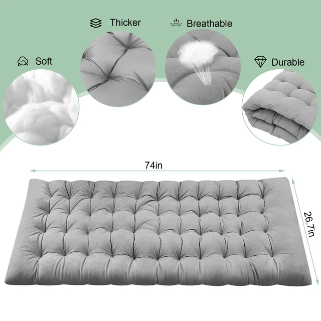 Portable Folding Camping Cot - 3-Position Adjustable Reclining Lounge Chair with Pillow, Outdoor Sleeping Bed (68cm Wide) 4