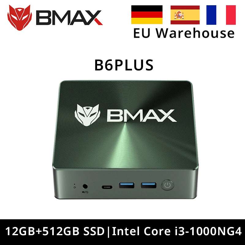 Bmax B6 Plus Mini Pc Intel I3-1000Ng4 Windows 11 Pc 12Gb Ddr4 Ram