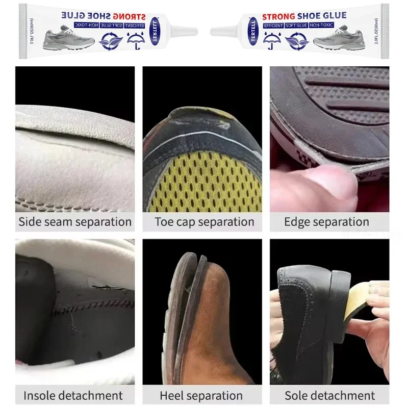 Shoe-Repairing Adhesive Waterproof Leather Shoe Repair Glue 60ml shoe glue,super glue