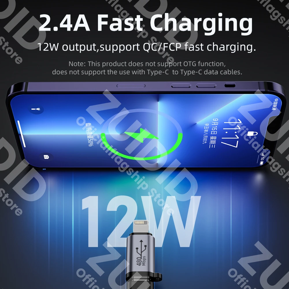 Type C/Micro USB/Mini USB/8-Pin to Micro USB/Type C/8-Pin Male to Female Connector Adapter For iPhone 14 Samsung Data Converter