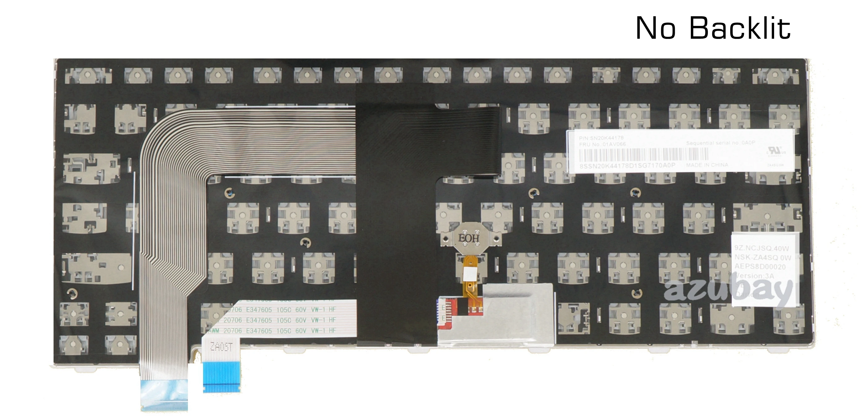 Teclado para Lenovo Thinkpad 01yr057 00pa422 00pa504 01yt111 01en611 01en652 01av011 01av051 01en816 01en775 01er839 01er798 fr - Imagem 3