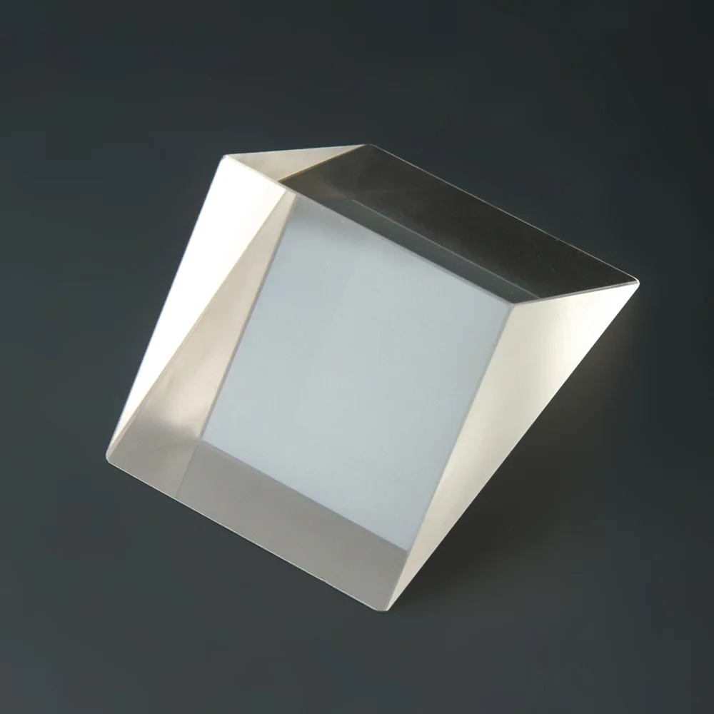Optical Prisms Photography Prism 10x10x10mm Triangular Prism 45 Degree Right Angle Prism Visual Measurement Reflection