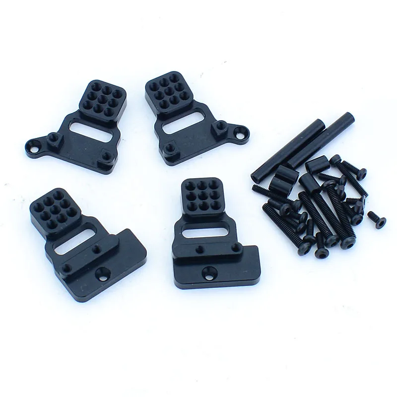 4Pcs Trx4M Metal Shock Mount Upgrade Shock Seat Per 1/18 Rc Crawler Car Traxxas Trx4-M Bronco Defender D90 D110 Parts