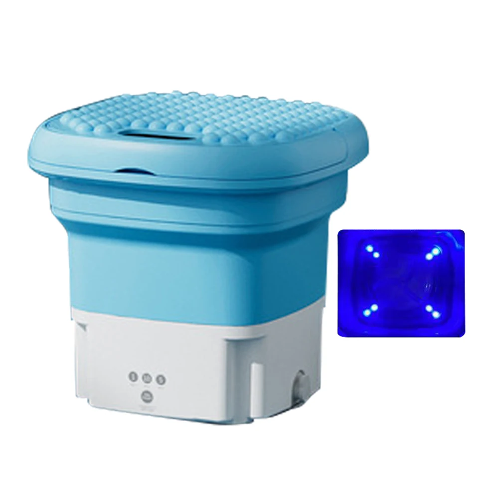 2.8L 36W Mini Folding Washing Machine with Dryer for Clothes Socks Underwear
