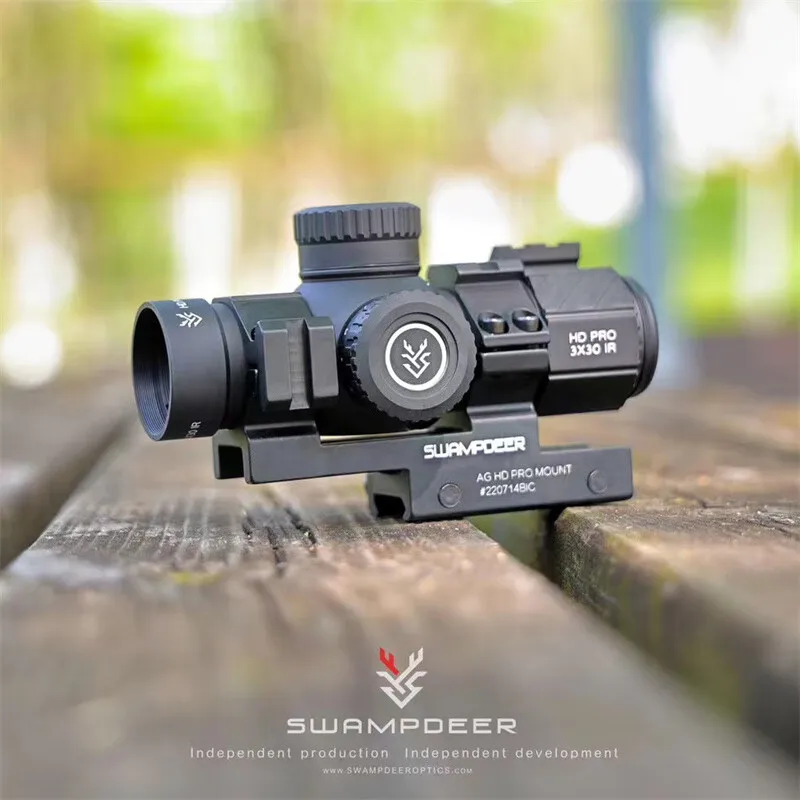 HDPRO3x30IR Sight Cross Mirror Short Speed Sight 3x Mirror with Side Mount Guide Rail Seismic Optical rifle scope