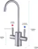 Ready Hot 41- -200-F560-BN Instant Hot Water Dispenser System, 2.5 Quarts, Manual Dial Dual Lever Hot and Cold Water Faucet Bru 4