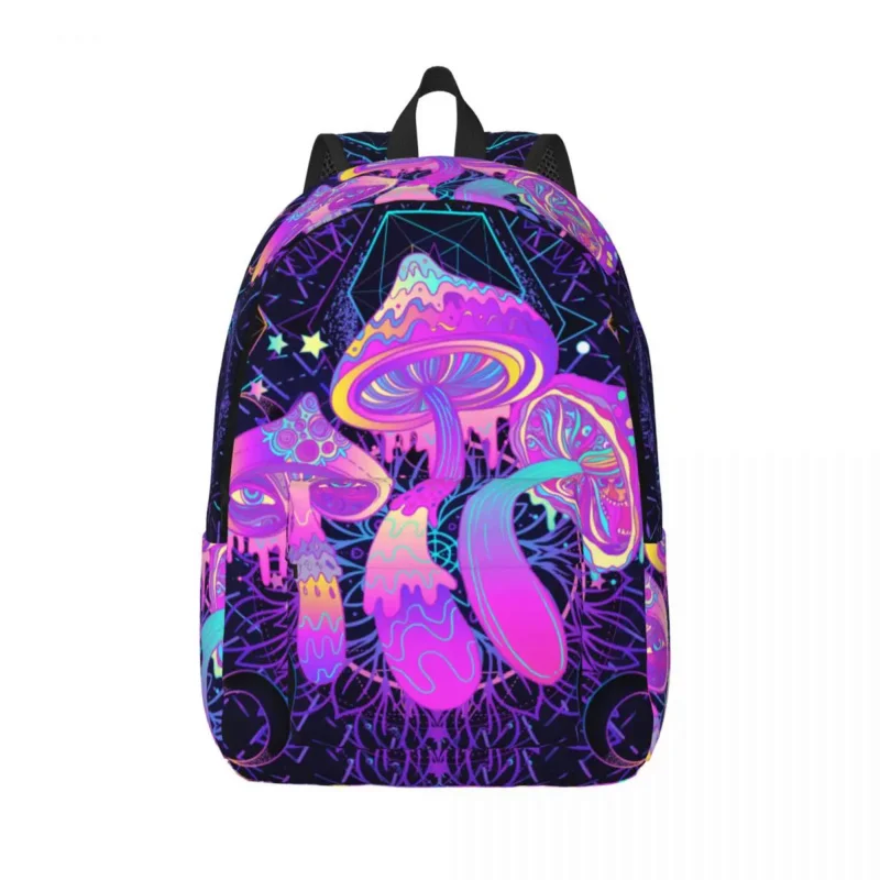 

Psychedelic Shrooms Backpack for Preschool Kindergarten School Student Mushroom Trippy Book Bags Boy Girl Kids Daypack Sports