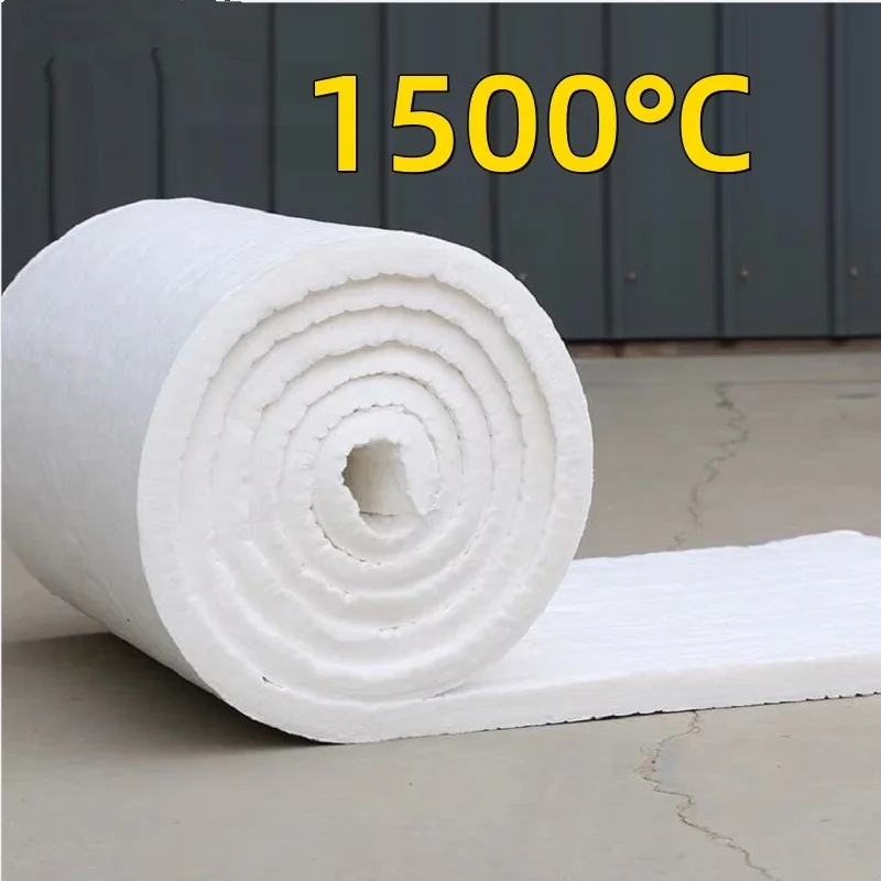 Ceramic Fiber Blanket 1500℃ High Temperature Resistance Zirconium Bearing Ceramic Fiber Blanket Fire Resistant Insulation Cotton Used In Industry