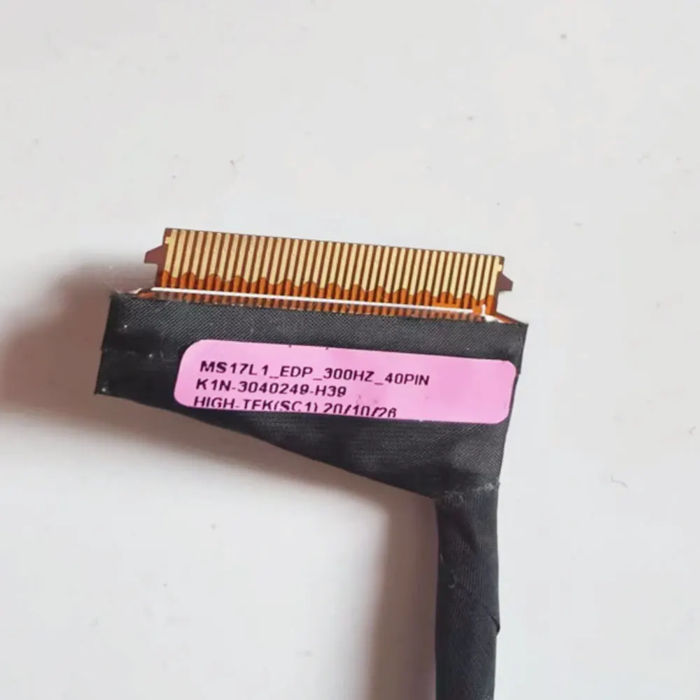 MSI GF76 GL76 WF76 MS17L1 MS17L2 MS17L3 MS17L4 MS17L5 노트북 비디오 화면 LCD LED 디스플레이 리본 카메라 플렉스 케이블용 OEM