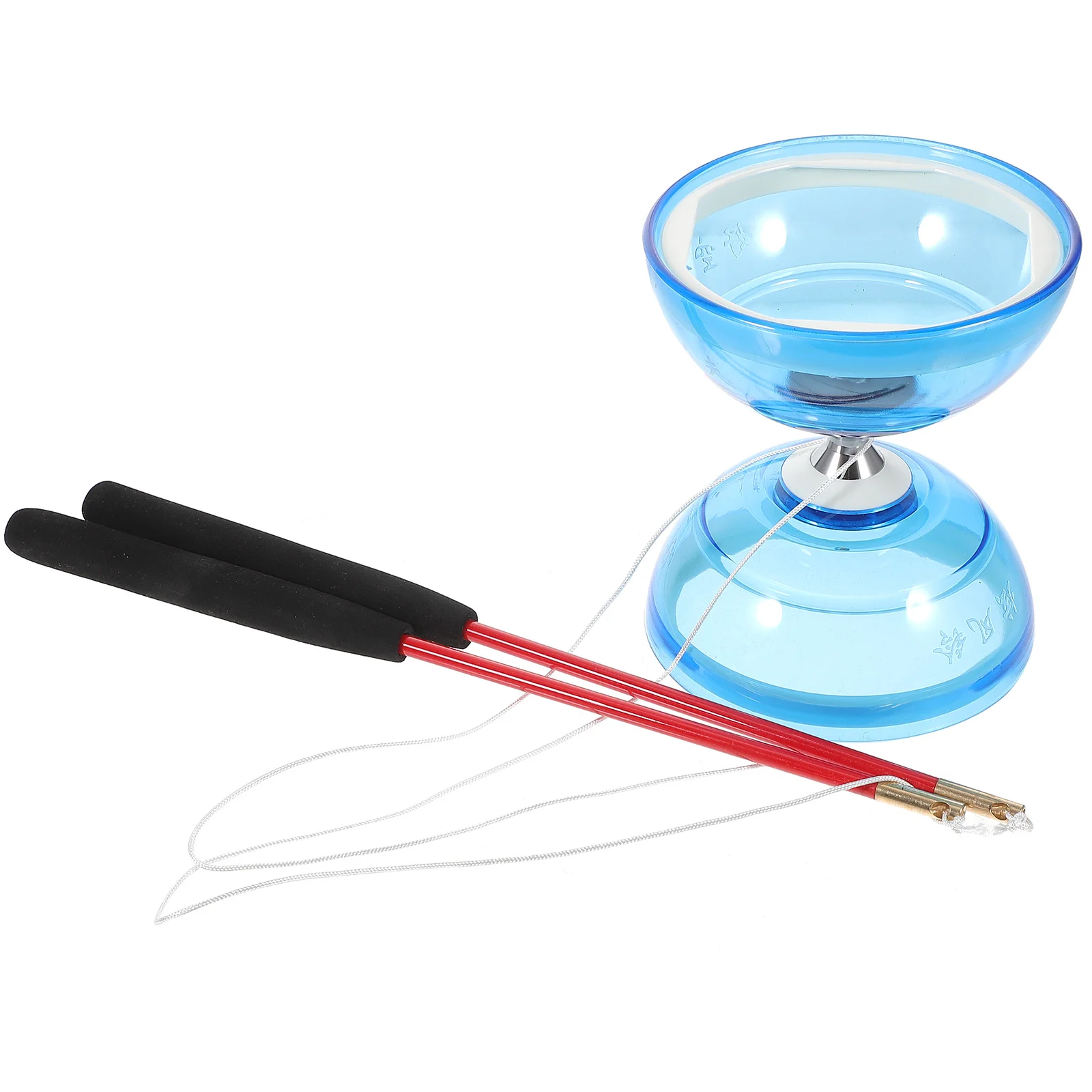 Double Wheel Diabolo Crystal Bearing YoYo Juggling Trick Toy Chinese YoYo Diabolo Kids Hobby Collectibles Beginner Child