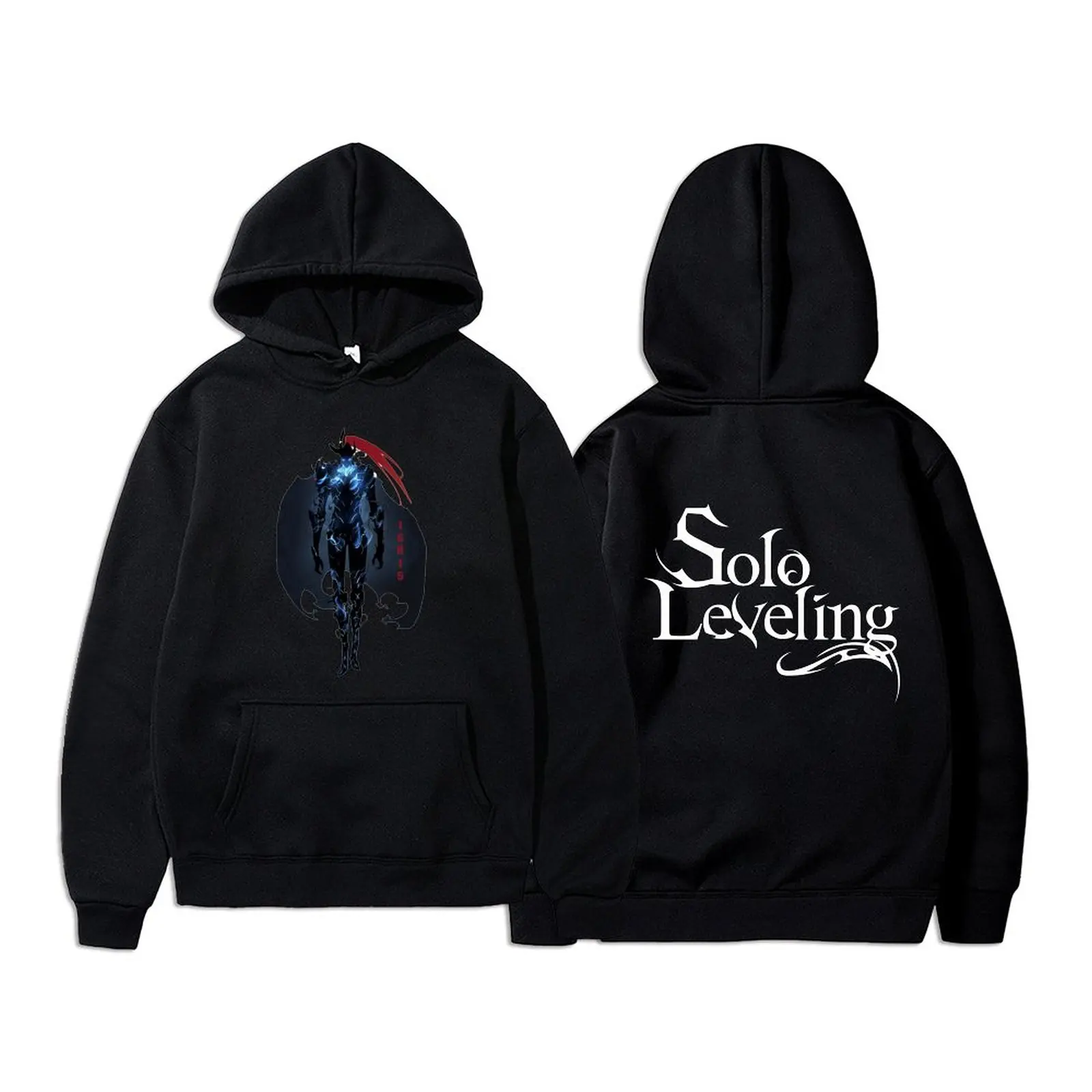 

New Anime Manga Hoodies Solo Leveling Print Men Woman Streetwear Hoodie Sweatshirts Harajuku Pullovers Unisex Tracksuit Clothing