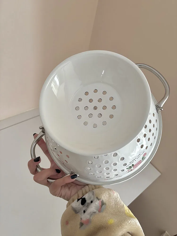 Panier à fruits en émail écologique