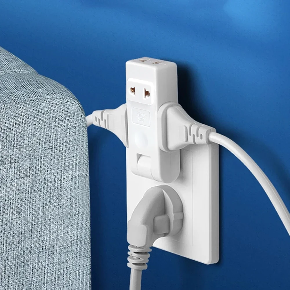 4 in 1 EU Electrical Socket 180 Degree Rotation Plug Adapter Extension Protable Power Converter Wall Outlet Plugs Adaptors plug adapter