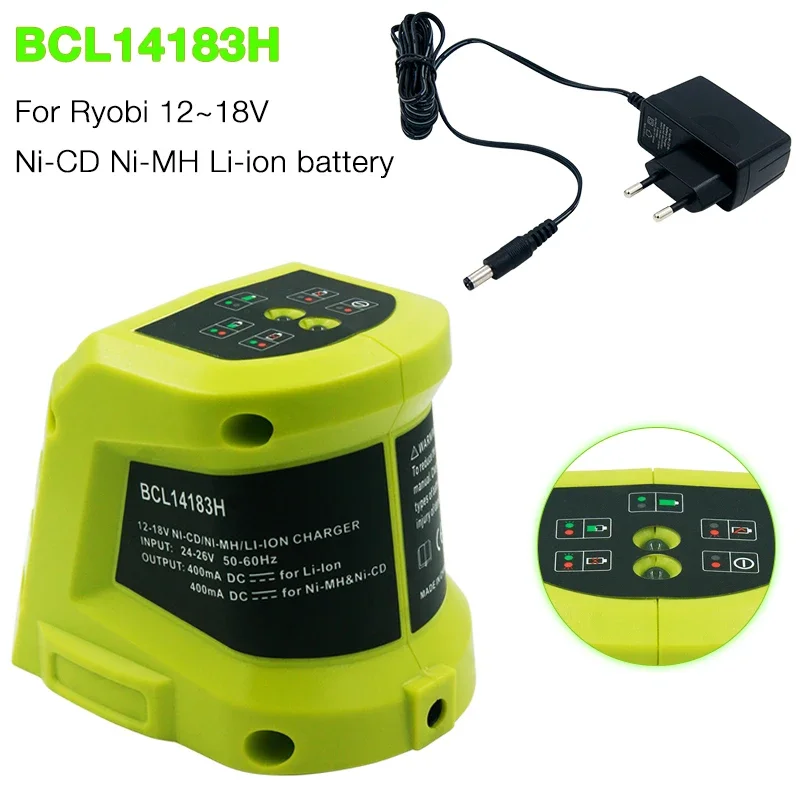 BCL14183H Battery Charger Replacement for Ryobi 12-18V NI-CD NI-MH