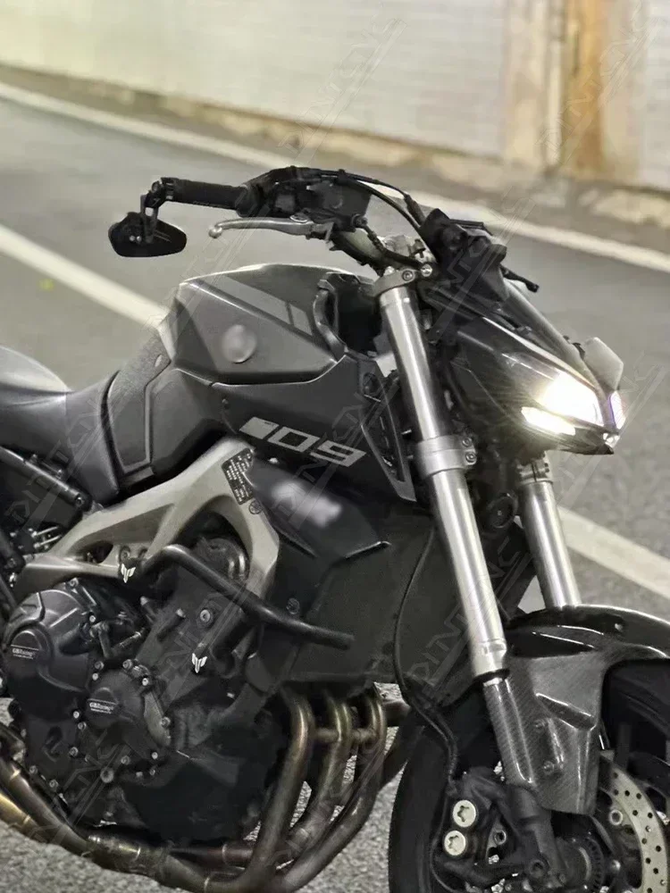 Motorcycle Mirror For YAMAHA MT 07 09 MT07 MT09 MT10 SP XSR700 XSR900 FZ07 MT-10 MT-07 Handlebar End Mirror Side Rotation Motorcycle Accessories