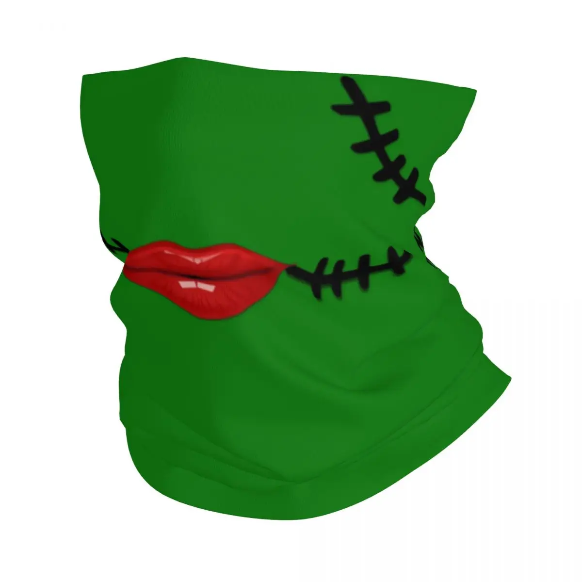 

Frankenstein Heart Bandana Neck Warmer Women Men Winter Hiking Ski Scarf Gaiter Monster Horror Film Face Cover