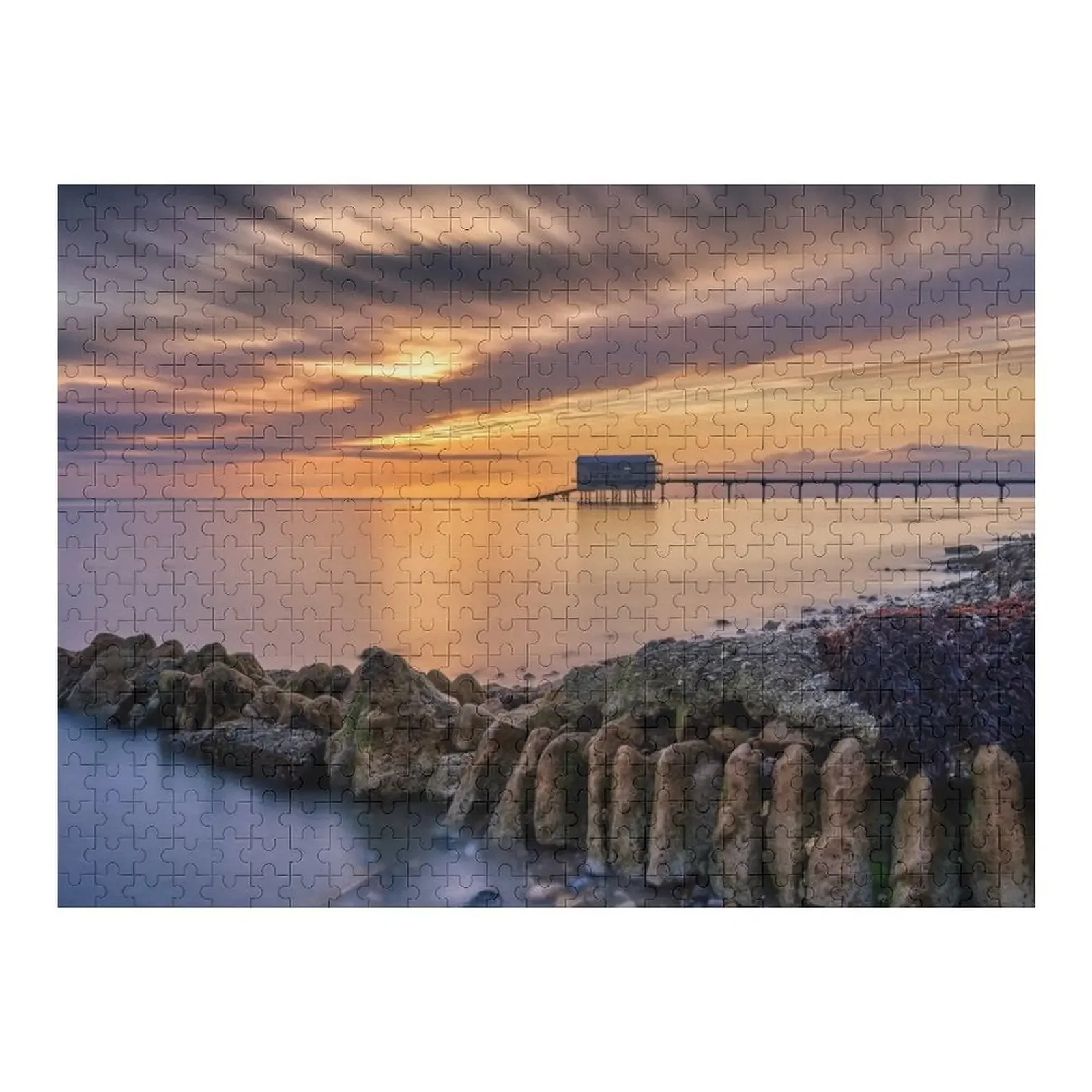 Bembridge Lifeboat Station Sunrise LE Jigsaw Puzzle Customized Photo Baby Toy Customizable Child Gift Puzzle