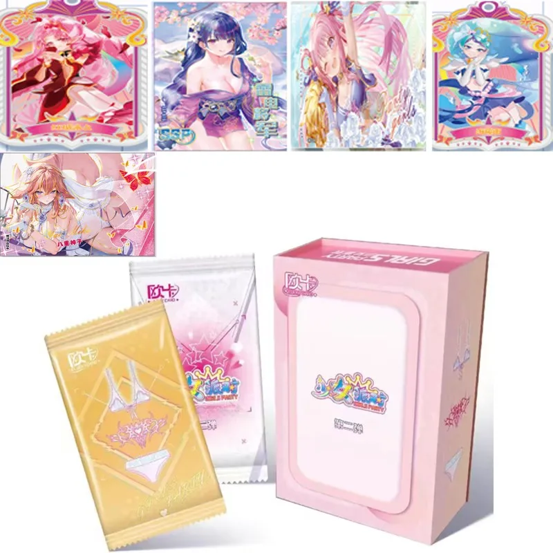 

2023 Newest Goddess Story Girl Party 2 Collection Card Sexy Girl Swimsuit Bikini Feast Booster Box Doujin Toys And Hobbies Gift