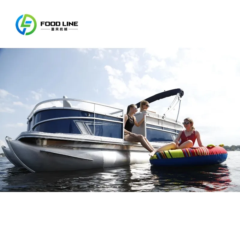 Bateau RC Customisé FL - 2 pièces lot - Blanc/Rouge/Brun
