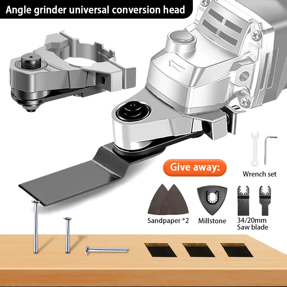 

Professional Angle Grinder Changed to Universal Treasure Multifunctional Adapter Cutting Polishing Shovelling Woodworking Tool