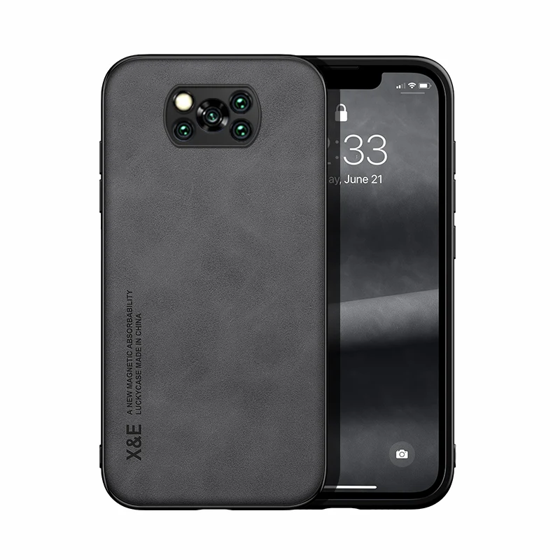 Magnetic Sheepskin Luxury Leather Phone Case Cover