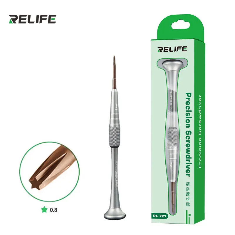 RELIFE RL-721 정밀 드라이버는 휴대폰 수리를 위한 IP17을 지원합니다. 강력한 자기 흡착 핸드 툴 세트