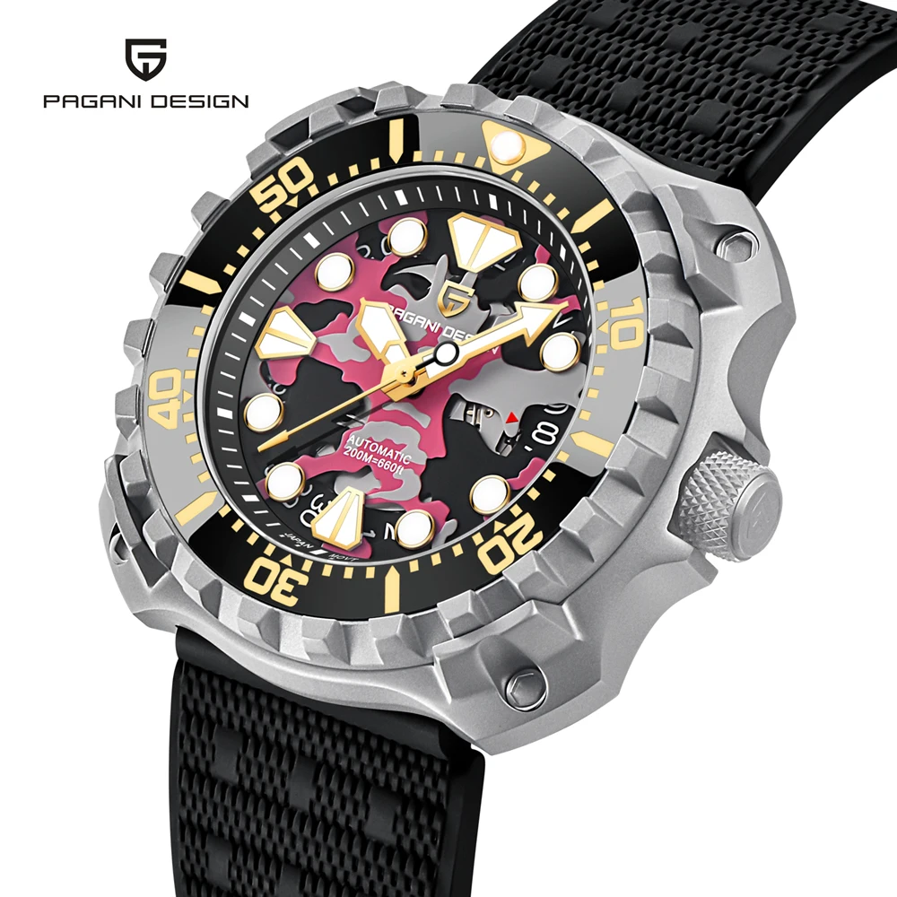 

PAGANI DESIGN 40mm Diver Men Mechanical Watches NH35 Automatic Watch For Men Sports Sapphire Luxury Waterproof Reloj Hombre 2023