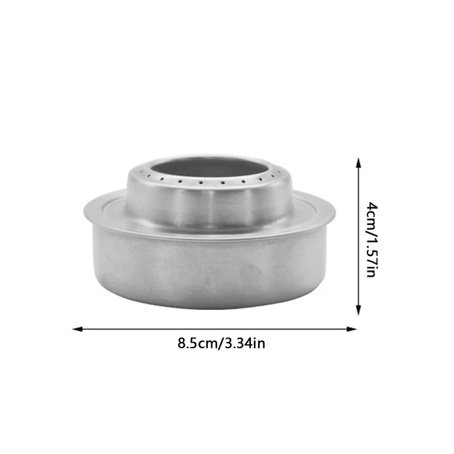 Kültéri Alkohol Kályha Kereszttartó Rozsdamentes Acél Égő Hordozható Kemping Főző Könnyű Hátizsák - Image 2