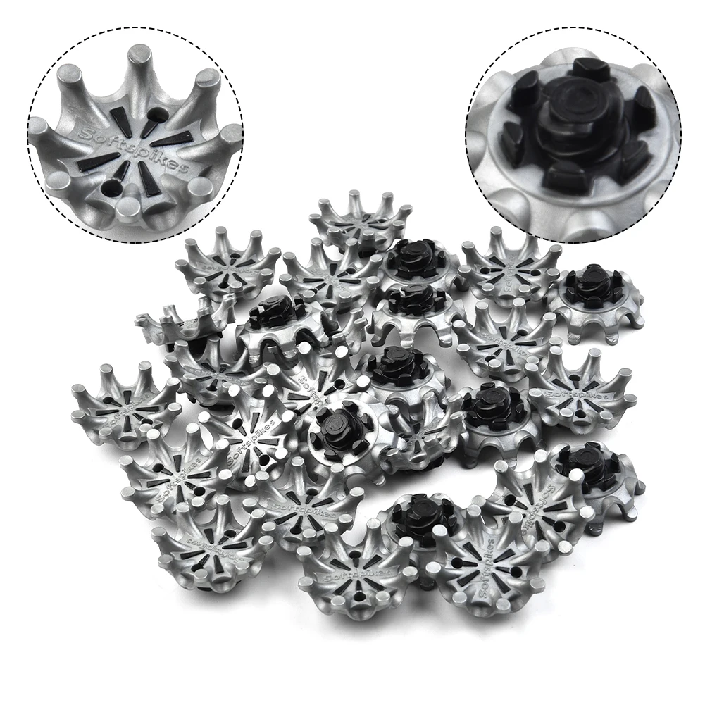 Golf Shoes Golf Fast-Wist Studs Cleats Golf Spikes Soft Shoes Spikes Studs 2.7 X 1.2CM Accessory