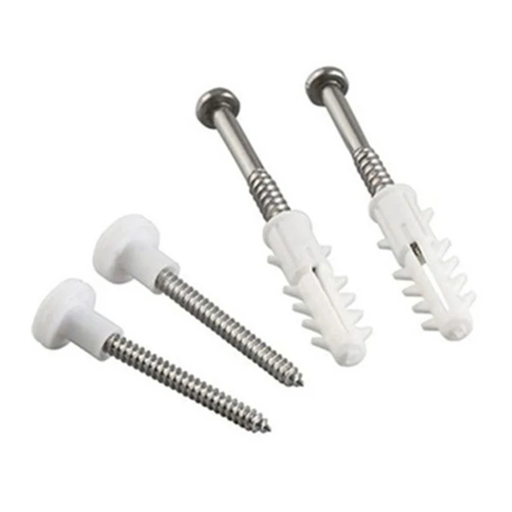 

Brand New WC Toilet Bathroom Screws Fixing Kit Floor Pan L-type Parts Replacement Universal Angled Bidet Bolts Stainless Steel