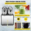 Slushy Machine, 3Lx2Tank Slushie Machine, 370W Frozen Drink Machine with Temperature Preservation, Slushy Maker Machine 5