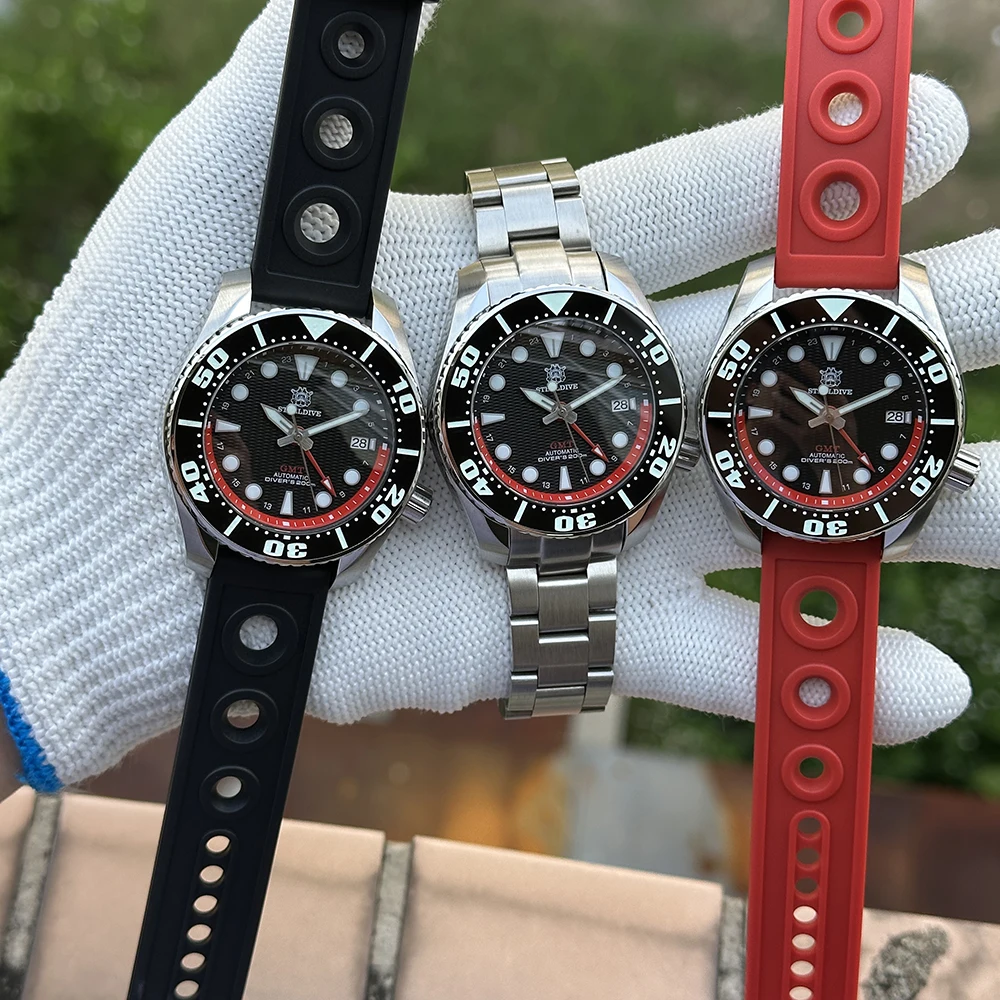 STEELDIVE New SD1991 44.9mm Men's Mechanical Watch Top Sapphire