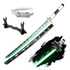Demon Slayer Katana Light up Cosplay Toy Sword  104cm /41" Halloween Gift Tsuyuri Kanao  Kokushibou with Belt and Sword Holder 2