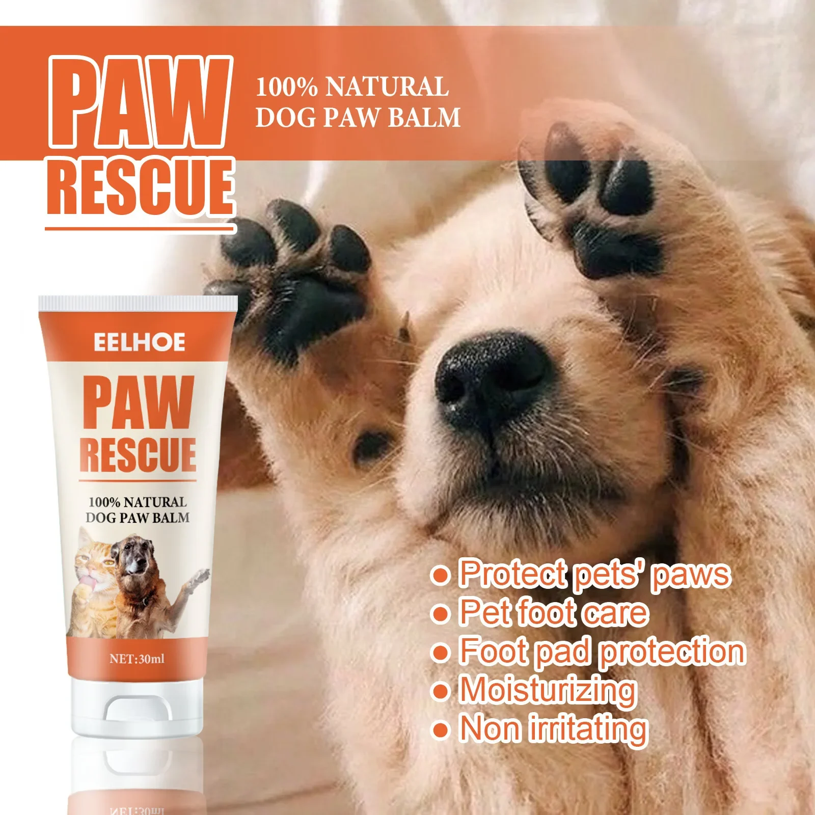 Pet Claw Protection Cream for Cats, Dogs, and Paws Special Foot Care Foot Pad Protection Claw Cream