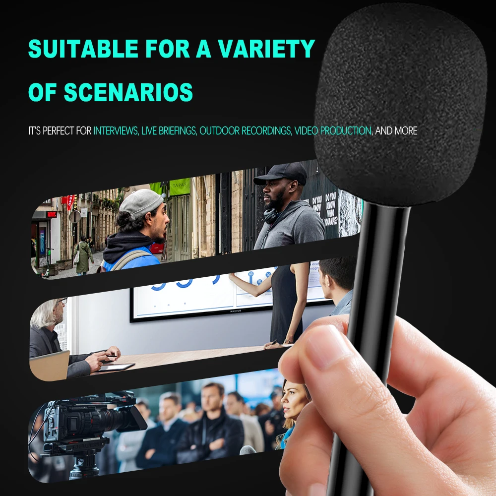 핸드헬드 인터뷰용 무선 라발리에 칼라 마이크 어댑터 스탠드 (무선 라발리에 인터뷰용 칼라 마이크 어댑터)