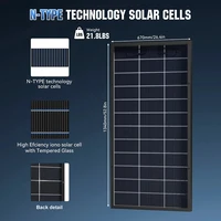 Panneau solaire bifacial RVPOZWER 200W/400W/800W, cellules mono N-Type 18BB, haute efficacité, énergie photovoltaïque pour toit de maison, hors réseau, extérieur 6