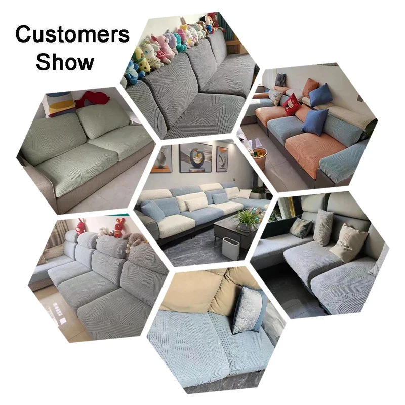 Jacquard Sofa Sectional Cover Elastic Sofa Cover Furniture Protector for Pets Washable Removable Sofa Seat Cushion Slipcover 4