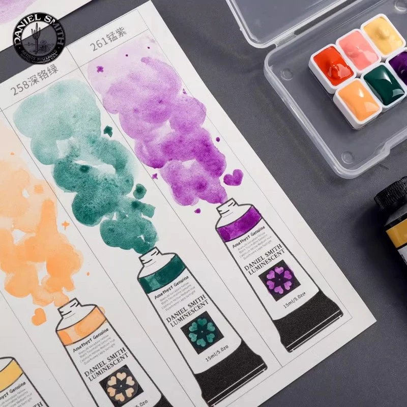 6 Color Watercolor Pigment Skin Color/coral Reef Pink Artist-grade Watercolor Painting Art Supplies watercolor painting set watercolor paint watercolor pigment skin and face paint