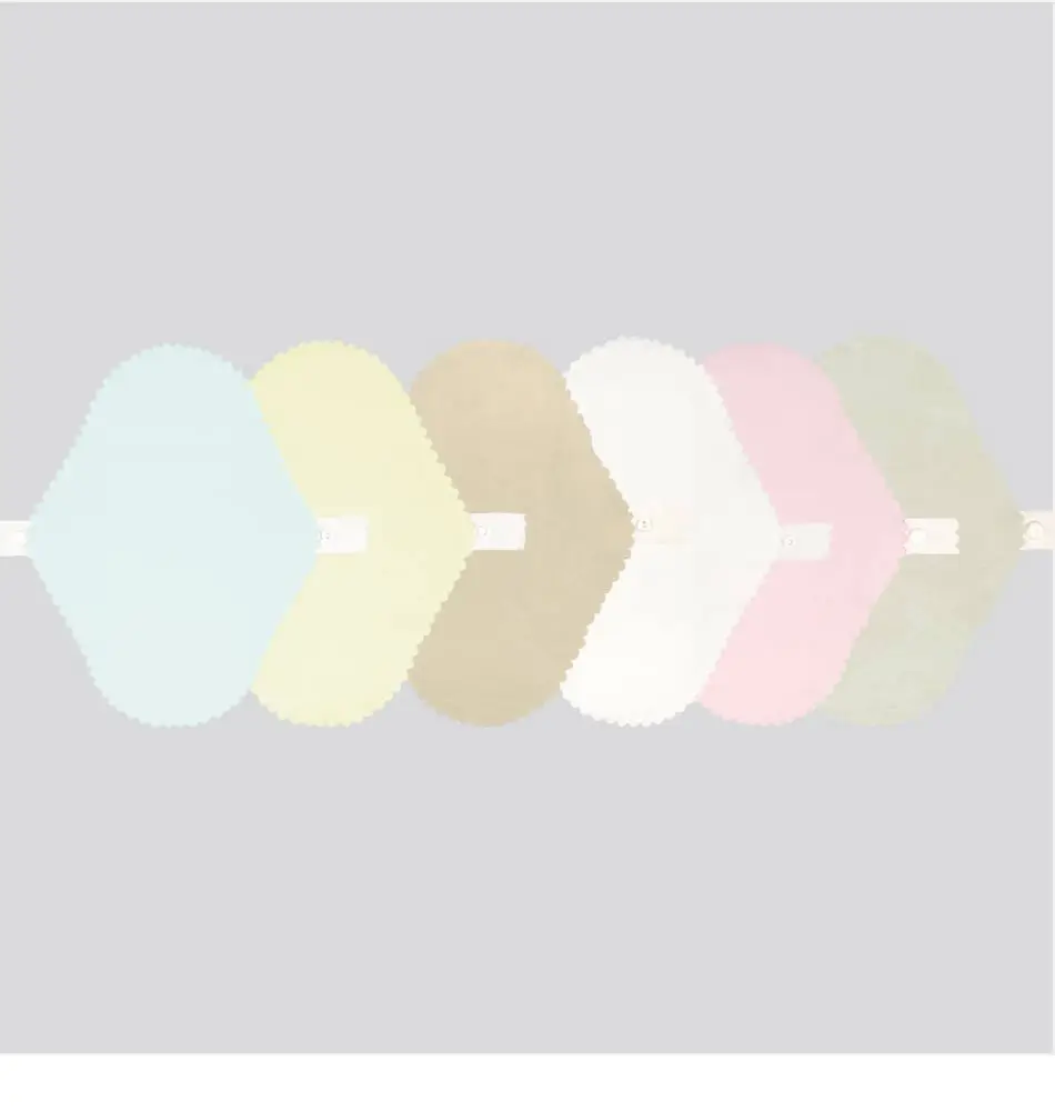 2 Pcs Thin Reusable Cotton Pads Menstrual Cloth Sanitary Soft Pads Napkin Washable Waterproof Panty Liners Feminine Hygiene