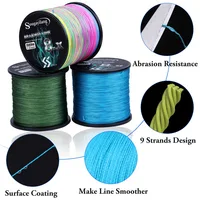 1000M Strong PE Fishing Line 9 Strands Braided 4