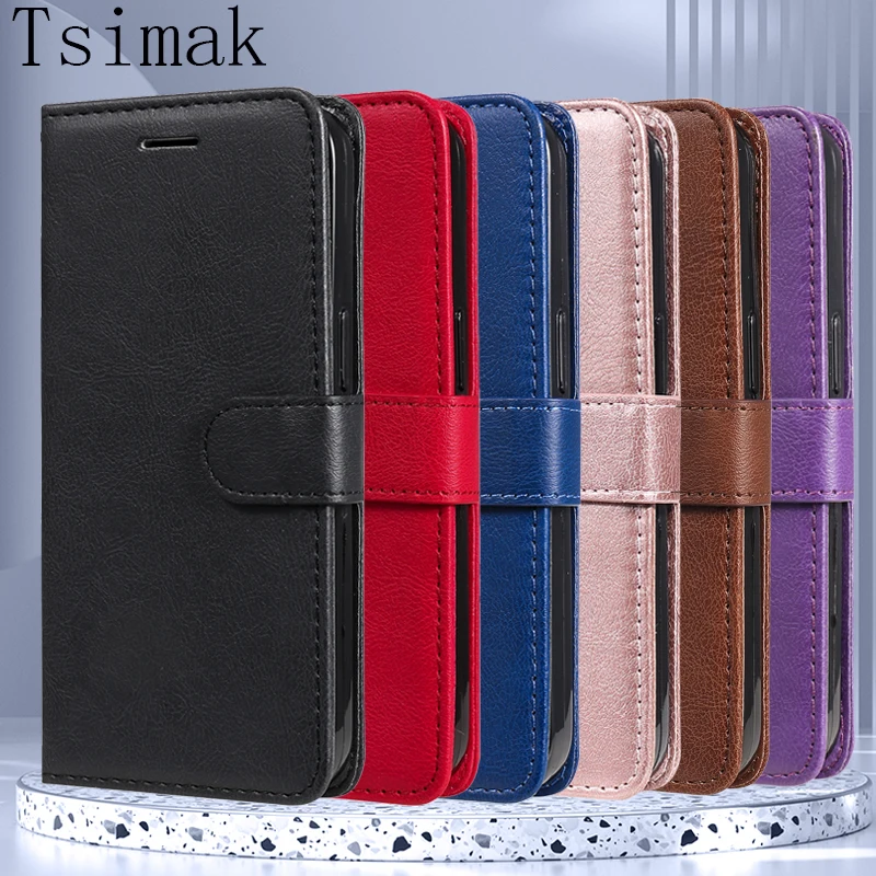 Kezaizhe Custodia per Motorola Moto G04 / E14 / G04S / G24 PU Pelle Wallet Protettivo Cellulare Flip Cover a Portafoglio Telefono con Magnetica (Viola