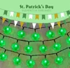 Solar St Patricks Day Decorations Shamrock String Lights Lucky Clover Green Lights Outdoor Waterproof 8 Mode Light 066 3