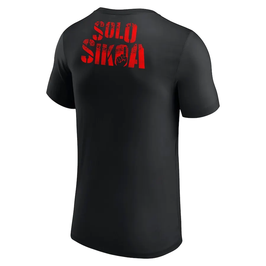 남성 여름 옷 WWE Solo Sikoa The One Problem 티셔츠 속건성 땀 흡수 티셔츠 Moto