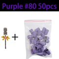 Purple 80 50pcs