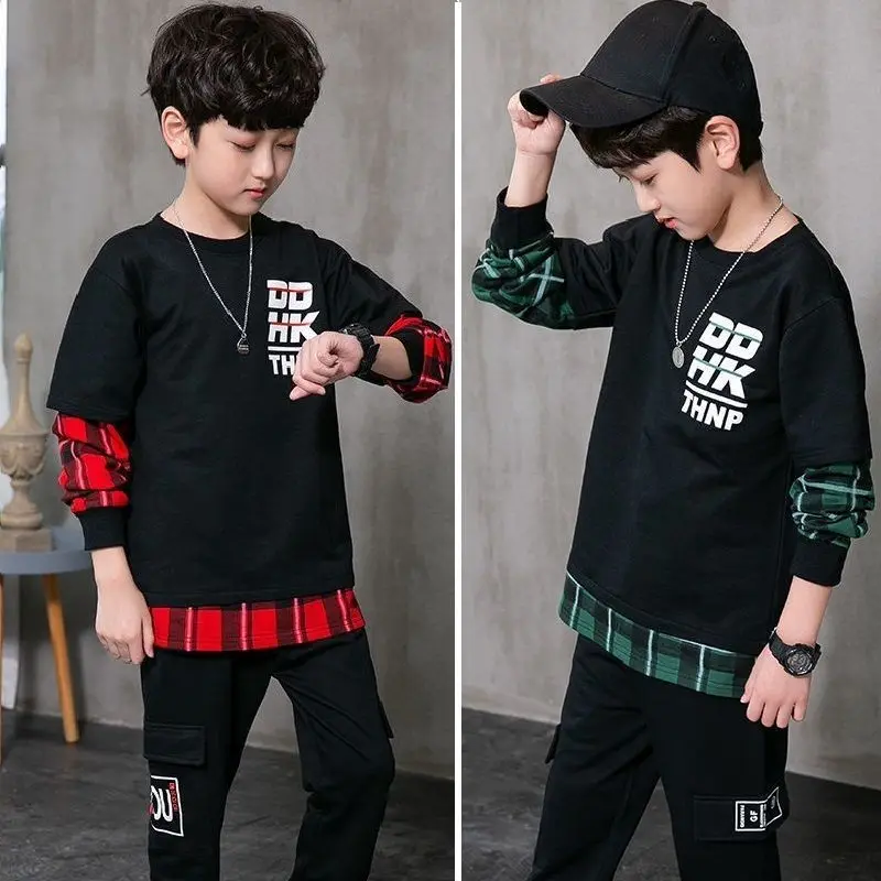 Baby Clothing Sets Children 6 8 10 12 Years Birthday suit Boys Tracksuits Kids Brand Sport Suits Top +Pants 2pcs Set |